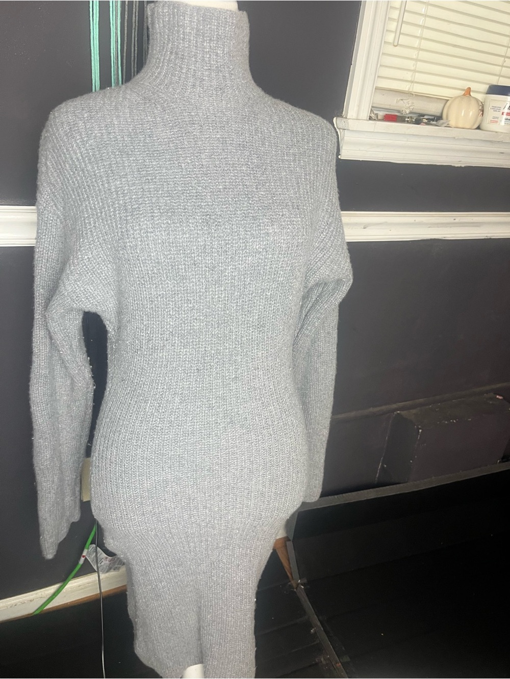 H&M Wool and Cashmere Gray Sweater Dress Size XS